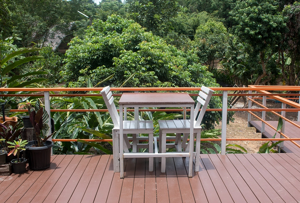 backyard deck
